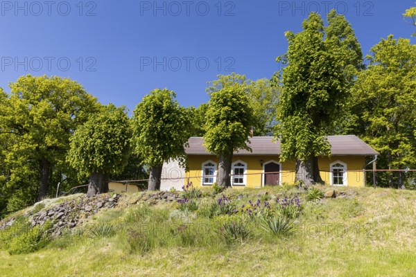 Bergbaude, Großer Berg in Großhennersdorf, Herrnhut, Upper Lusatia, Saxony, Germany