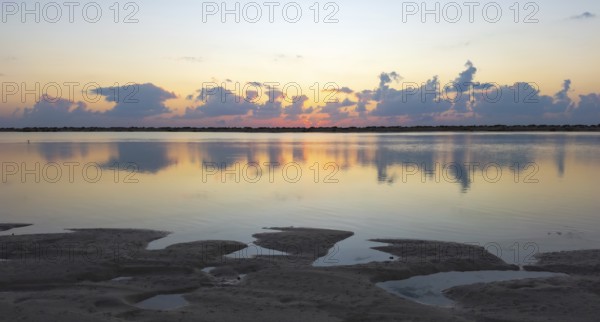 Sunrise on the coast near Khahil, Oman
