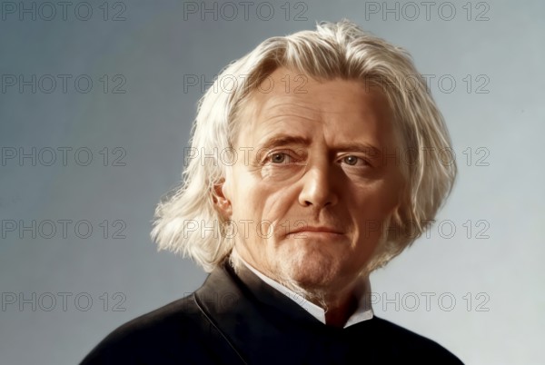 Portrait of Georg Balthazar von Neumayer, Ritter von Neumayer, 1826 – 1909, German polar explorer, geographer and geophysicist, best known for cooperation of meteorology and scientific observations, digitally optimized