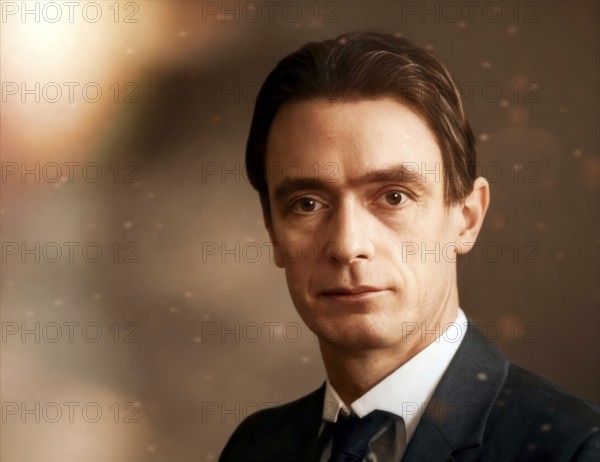 Rudolf Joseph Lorenz Steiner, 1861 – 1925, Austrian occultist, social reformer, architect, esotericist claimed clairvoyant, digitally edited