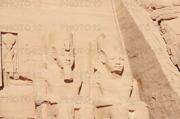 Colossal Statues of Ramesses II, Ramesses II Grand Temple, Abu Simbel Temple, UNESCO World Heritage Site, Nubia, Egypt