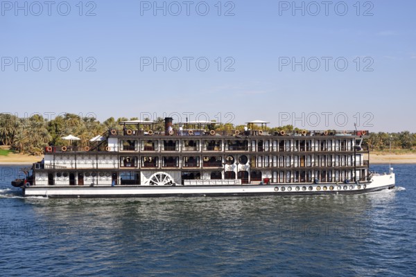 Nile cruise ship, Nile steamer SS Misr on the Nile, Egypt