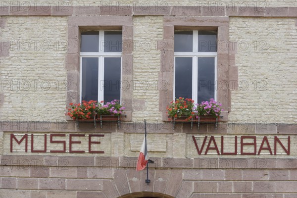 Vauban Museum in the Belfort Gate of the Fortress, UNESCO World Heritage Site, Vauban Fortifications, Neuf-Brisach, Haut-Rhin Department, Alsace, France