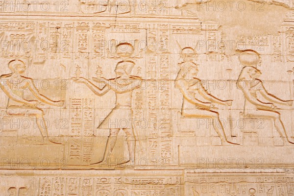 Relief, Khnum Temple of Esna, Egypt