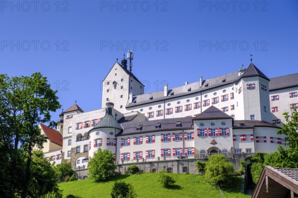 Schloss Hohenaschau, Aschau, Sachranger Tal, Chiemgau, Upper Bavaria, Bavaria, Upper Bavaria, Bavaria, Germany