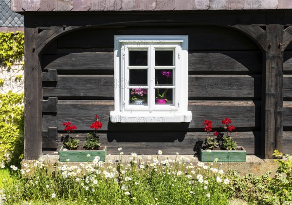 A heritage-protected building in Herrnhut, Berthelsdorf district, Upper Lusatia, Saxony, Germany
