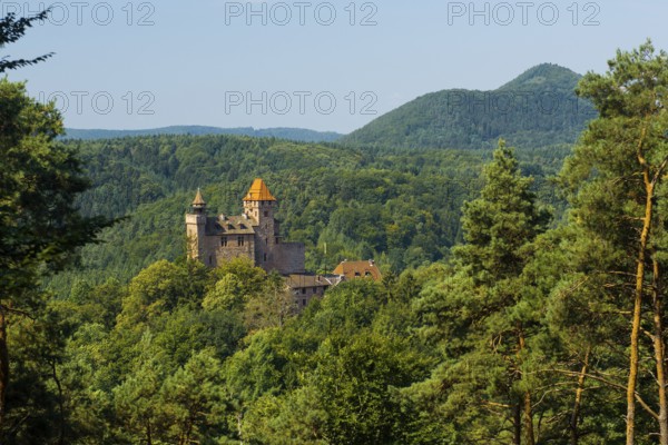 Burg Berwartstein, Erlenbach, Palatinate Forest, Rhineland-Palatinate, Germany