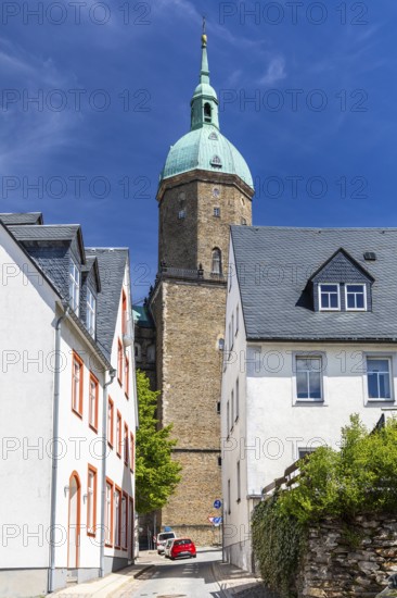 St. Anne's Church in Annaberg, Annaberg-Buchholz, Ore Mountains, Saxony, Germany