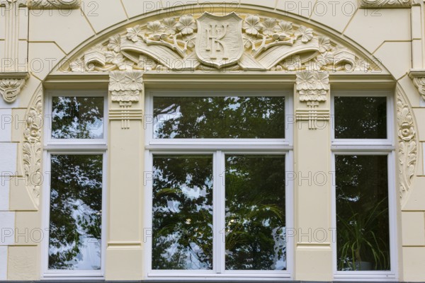 Villa on Kaßbergstraße 26, Art Nouveau villas and Wilhelminian era buildings on Kaßberg, Chemnitz, Saxony, Germany