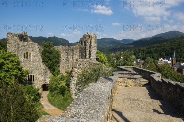 Baden Castle, Badenweiler, Markgräflerland, Black Forest, Baden-Württemberg, Germany