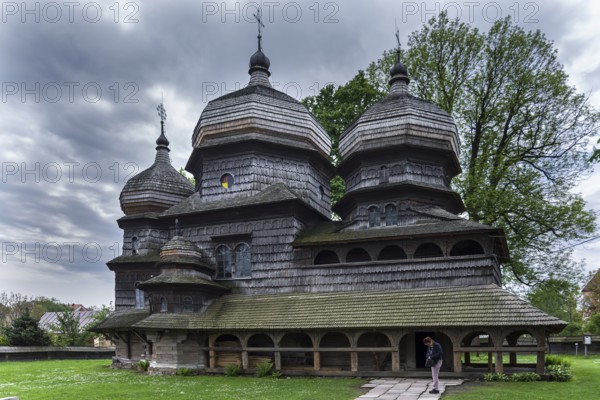 St. George Orthodox Church, around 1500, wooden church, Drochobych, Ukraine