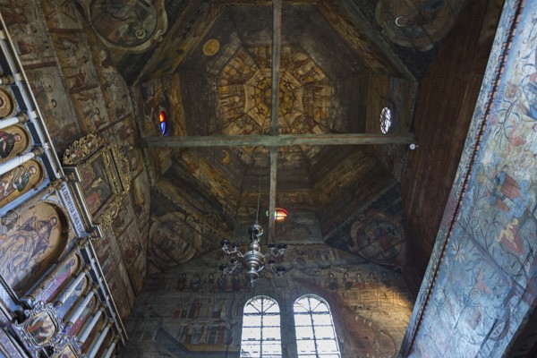 Vault of the St. George Orthodox Church, around 1500, wooden church, Drochobych, Ukraine