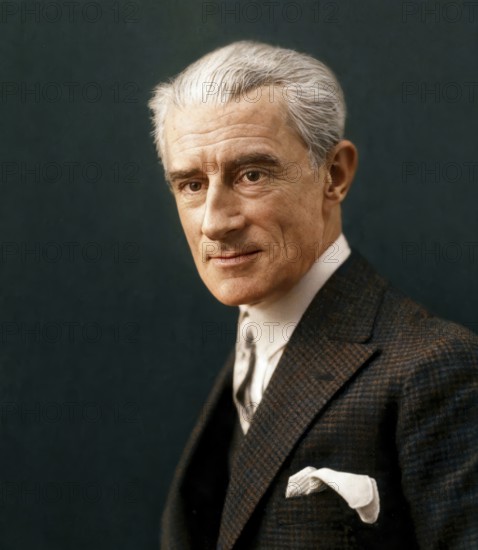 Joseph Maurice Ravel, 1875 – 1937, French composer, pianist and conductor, leading musician in Impressionism, 1925, digitally edited