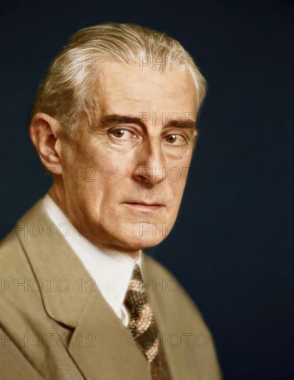 Joseph Maurice Ravel, 1875 – 1937, French composer, pianist and conductor, leading musician in Impressionism, digitally edited