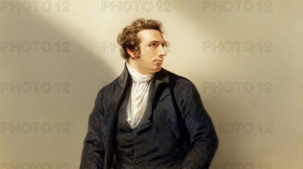 Henry Fuseli or Johann Heinrich Füssli, 1741 – 1825, Swiss painter, draughtsman and writer, digitally edited after Northcote, 1778, Prophecy from the witches, scene from The Tragedy of Macbeth by William Shakespeare