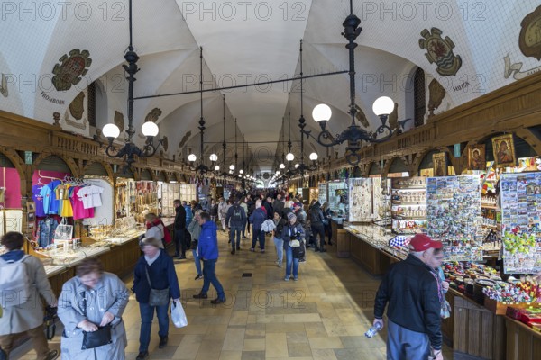 Cloth halls with souvenir shops, Krakow, Poland
