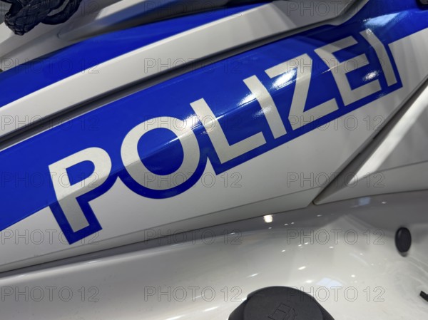 Press photo Police lettering on Jetski WR190 TAC by Wasserschutzpolizei, Germany