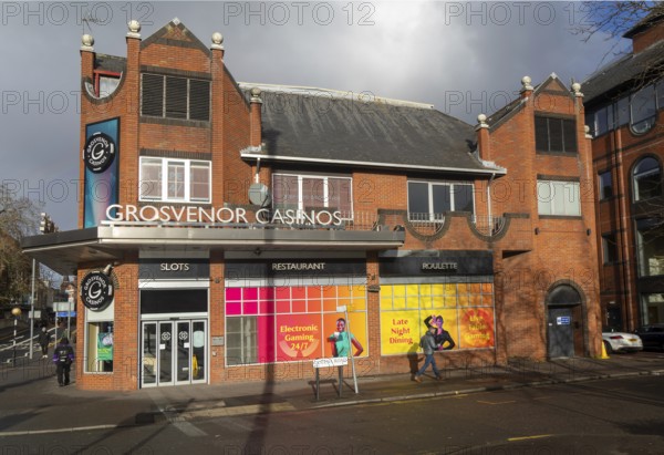 Grosvenor Casinos casino building, Queens Road, town centre of Reading, Berkshire, England, UK owned by the Rank Group