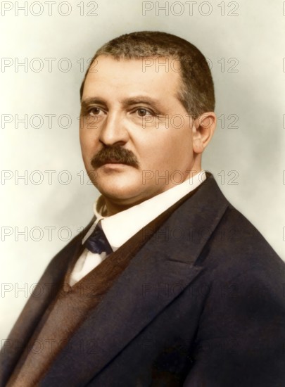 Portrait of Josef Anton Bruckner, 1824 – 1896, Austrian composer, digitally edited