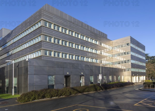 Library building, Whiteknights Campus, University of Reading, Reading, Berkshire, England, UK