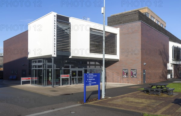 Minghella Studios building, Whiteknights Campus, University of Reading, Reading, Berkshire, England, UK