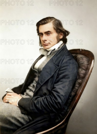 Thomas Henry Huxley, 1825 – 1895, English biologist and anthropologist, specialized in comparative anatomy, digitally edited