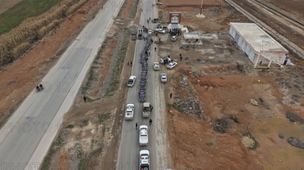 In Raqqa, Syria on January 17, 2026, the Syrian Army secures dozens of towns and villages in the northeast countryside. This deployment comes after the withdrawal of Kurdish fighters from the Syrian Democratic Forces (SDF) under a agreement aimed at avoiding direct military confrontation, Raqqa, Raqqa, Syria