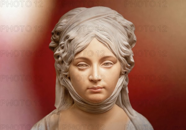 Louise of Mecklenburg-Strelitz, Luise Herzogin zu Mecklenburg - Strelitz, Luise Auguste Wilhelmine Amalie Herzogin zu Mecklenburg, Königin Luise, 1776 – 1810, Queen of Prussia as the wife of King Frederick William III, digitally edited after a bust by Johann Gottfried Schadow