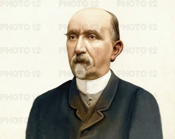 Carlo Lorenzini, 1826 – 1890, better known by the pen name Carlo Collodi, Italian author, humourist, and journalist, known for his fairy tale novel The Adventures of Pinocchio, digitally optimized