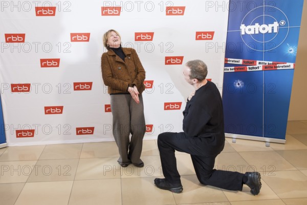 Corinna Harfouch and Mark Waschke at the preview of the crime thriller Tatort: Gefahrengebiet im Delphi Filmpalast on 21.01.2026