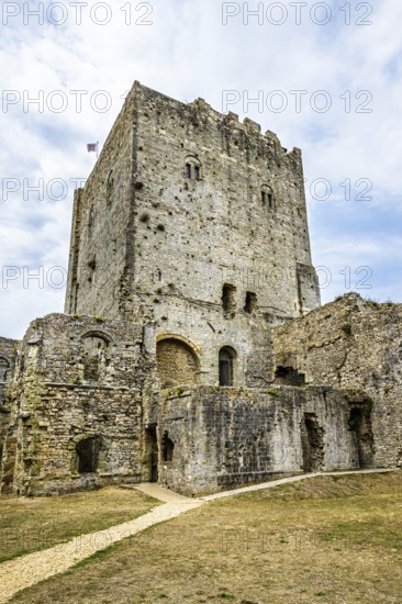 Ruins of Portchester Castle, Portchester, Fareham, Hampshire, UK