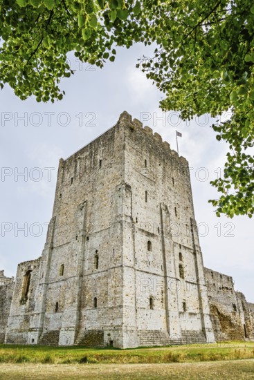 Ruins of Portchester Castle, Portchester, Fareham, Hampshire, UK