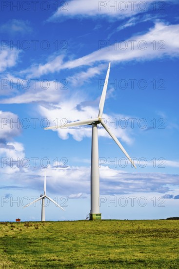 Wind Farm in southeast Scotland, UK
