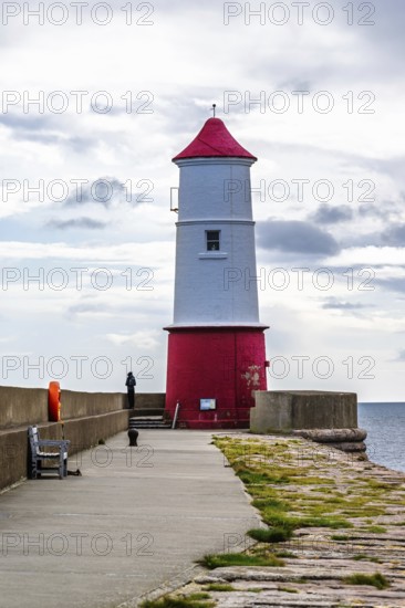 Berwick Pier and Lighthouse, Berwick-upon-Tweed, England, UK