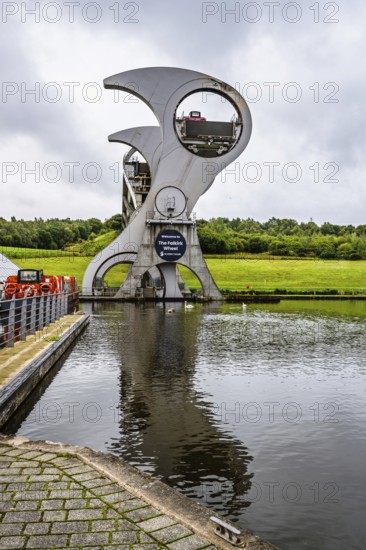 Falkirk Wheel, Forth and Clyde Canal, Falkirk, Scotland, UK