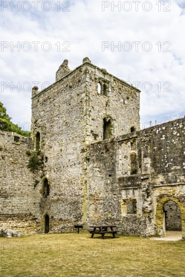 Ruins of Portchester Castle, Portchester, Fareham, Hampshire, UK