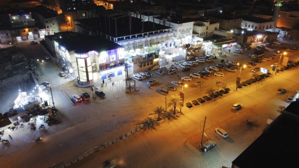 In Seiyun, Yemen on January 09, 2026, aerial drone footage shows the city of Seiyun in southern Yemen amidst ongoing military unrest and conflict. The city faces significant tension during the power struggle between the government-backed Yemeni Armed Forces and the Southern Transitional Council (STC) following recent military operations in the region, Hadhramaut, Seiyun, Yemen