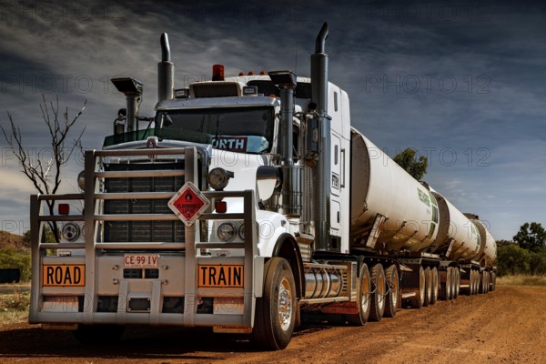 OFF Northern Territory border, Western Australia, road train