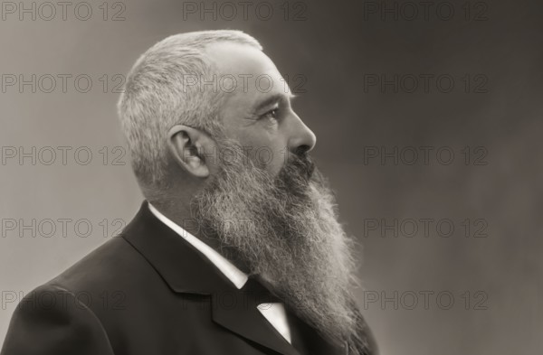 Claude Monet, 1840 – 1926, French painter and founder of Impressionism, digitally optimized based on a photograph by Nadar