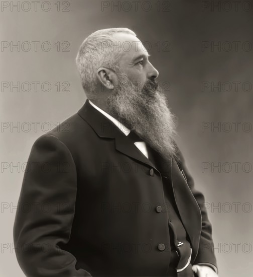 Claude Monet, 1840 – 1926, French painter and founder of Impressionism, digitally optimized based on a photograph by Nadar