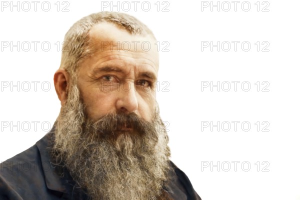 Claude Monet, 1840 – 1926, French painter and founder of Impressionism, digitally optimized based on a photograph by Nadar, subsequently colored