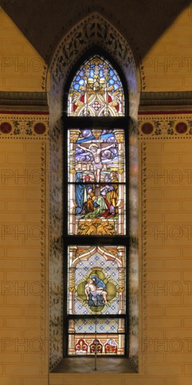 Saint Paul of the Cross cathedral, Stained Glass windows, Rousse, Bulgaria