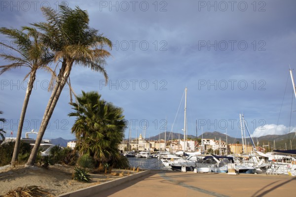 Saint-Florent on the Gulf of Saint-Florent in the Mediterranean, Haute-Corse, Corsica