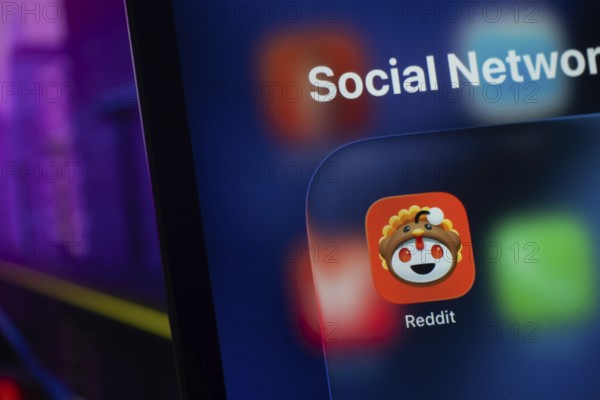 Dhaka, Bangladesh- 01 Dec 2025: Reddit app is seen on iPad