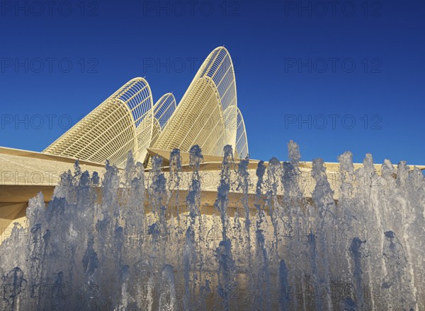 Zayed National Museum in Abu Dhabi, memorial to the late Zayed bin Sultan Al Nahyan, the museum is the heart of the cultural district on Saadiyat Island, Abu Dhabi, United Arab Emirates