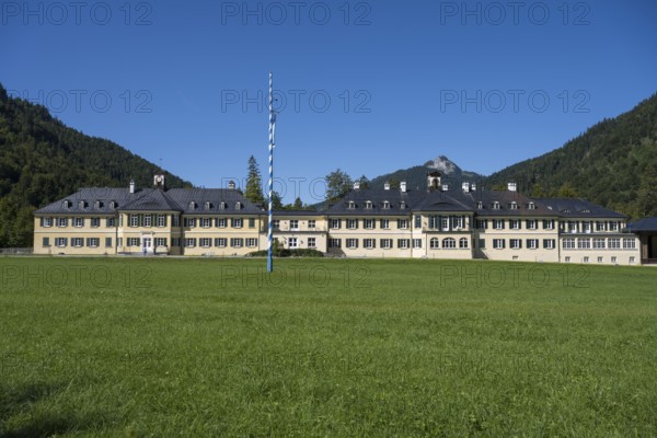 Neues Bad, Hans Seidel Foundation Building, Wildbad Kreuth, Tegernsee Valley, Upper Bavaria, Bavaria, Germany