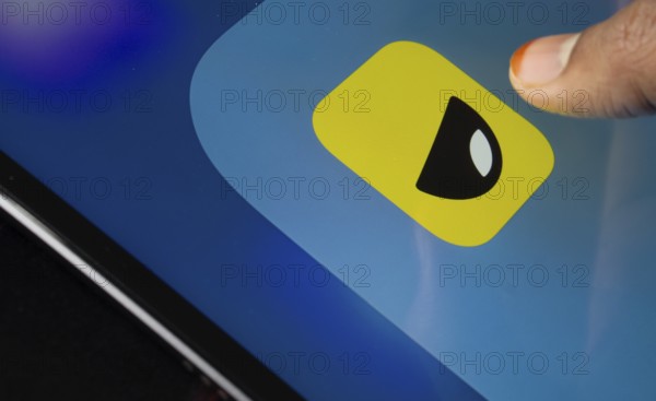 Dhaka, Bangladesh- 02 March 2025: A close up of an iPad screen displaying the Yubo app