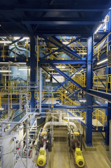 Garbage, household waste, waste separation, waste incineration, waste incineration plant, energy, TREA, Eschbach, Breisgau, Baden-Württemberg, Germany