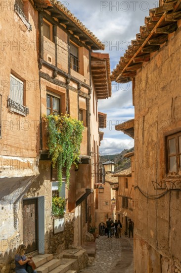 Historic buildings in medieval village of Albarracín, Teruel province, Aragon, Spain