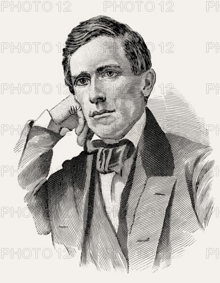 Stephen Collins Foster, 1826 – 1864, American composer, digitally optimized